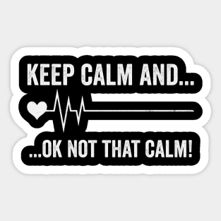 Heart Attack Survivor Funny Heart Surgery Quotes Sticker